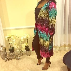 Sequin Cardigan